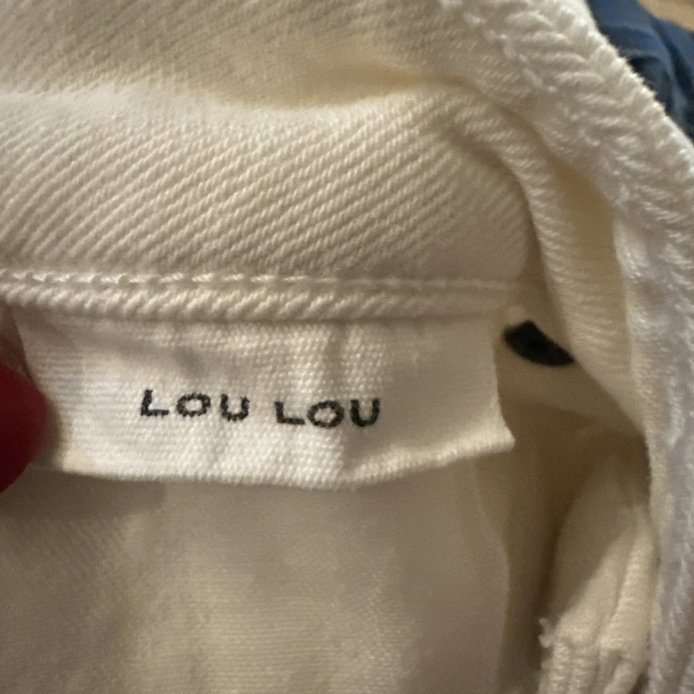 SLVRLAKE Womens Lou Lou Stretch White Jeans Size 27 White Made in USA - Picture 10 of 11